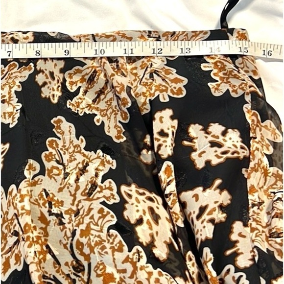 🔥Gianni Bini Marisol Jacquard Amber Flower,Cut-Out,Statement Dress, Size 10 - Picture 14 of 17